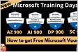 Microsoft oferece treinamento de AZ-900 e voucher para
